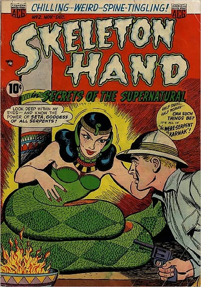 Skeleton Hand Number 2 Horror Comic Book