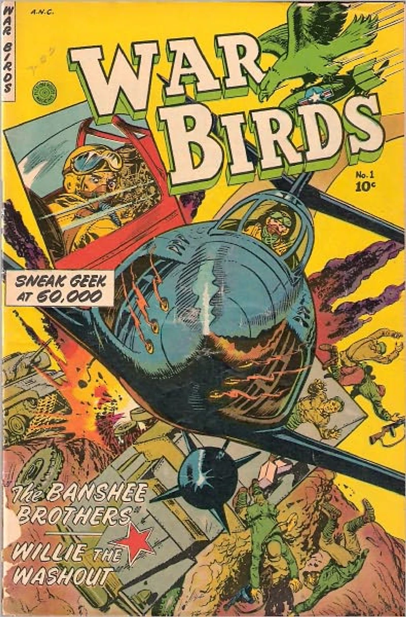 War Birds Number 1 War Comic Book