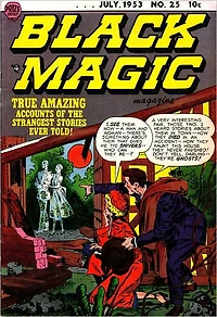 Black Magic Number 25 Horror Comic Book