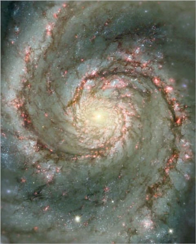 Hubble Reveals the Heart of the Whirlpool Galaxy