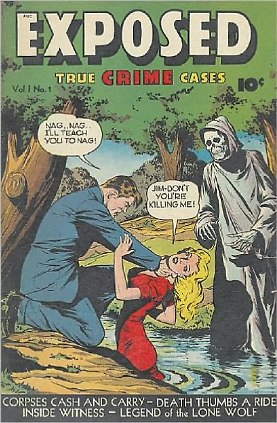 Exposed Number 1 True Crime Cases Crime Comic Book