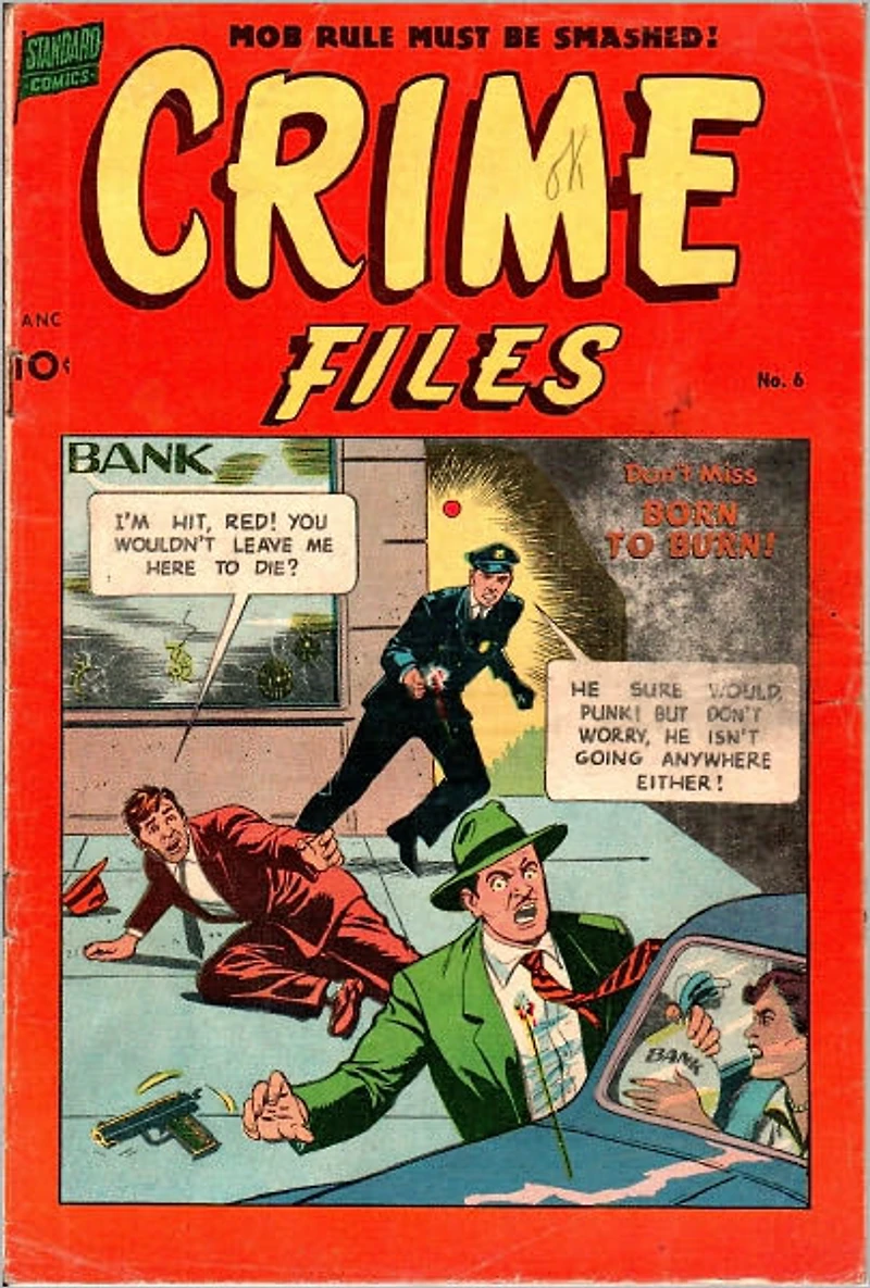 Crime Files Number Crime Comic Book