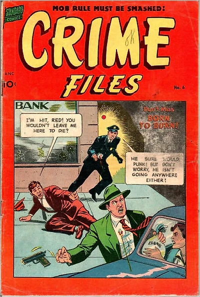 Crime Files Number Crime Comic Book