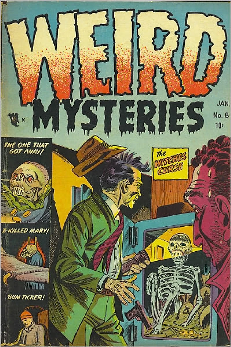 Weird Mysteries Number 8 Horror Comic Book