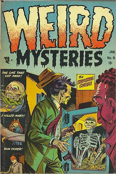 Weird Mysteries Number 8 Horror Comic Book