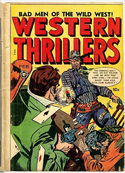 Western Thrillers Number Western Comic Book