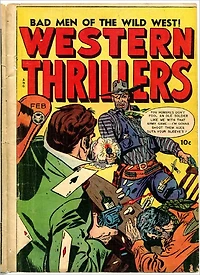 Western Thrillers Number Western Comic Book