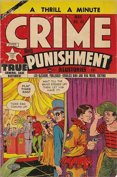 Crime and Punishment Number 48 Crime Comic Book