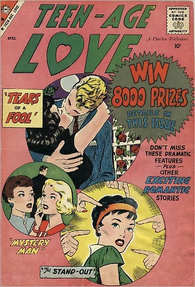 Teen Age Love Number Love Comic Book