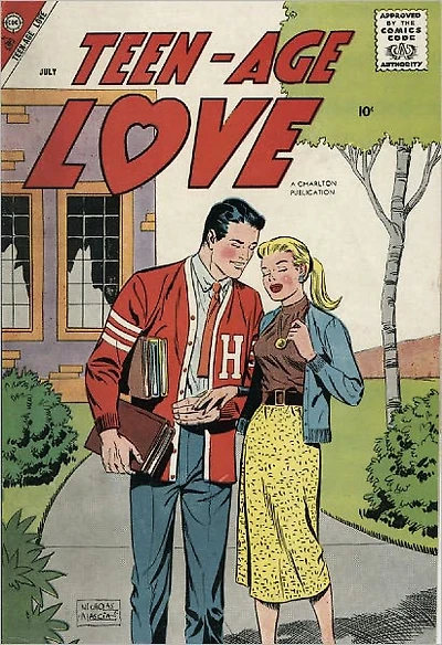 Teen Age Love Number 4 Love Comic Book