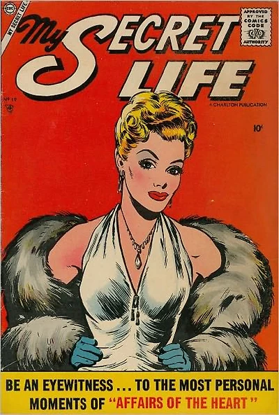 My Secret Life Number 19 Love Comic Book