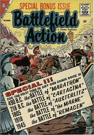 Battlefield Action Number 21 War Comic Book