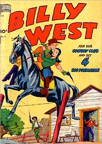 Billy West Number 4 Western Comic Book