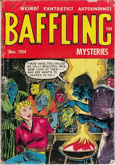 Baffling Mysteries Number Horror Comic Book