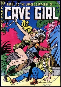 Cave Girl Number Action Comic Book