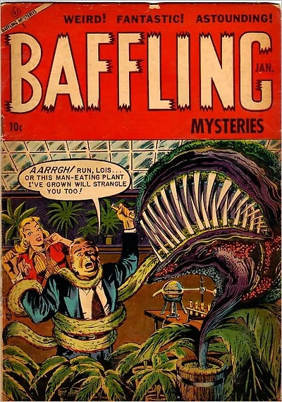 Baffling Mysteries Number 19 Horror Comic Book