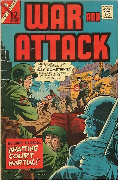 War and Attack Number 56 War Comic Book