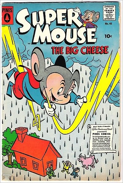SuperMouse Number 45 Childrens Comic Book