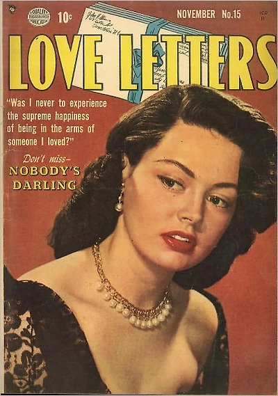 Love Letters Number 15 Love Comic Book