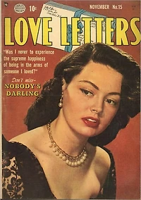 Love Letters Number 15 Love Comic Book