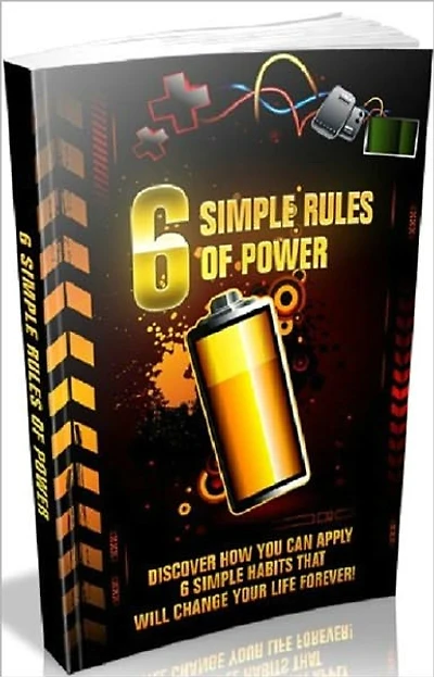 Inspiration & Personal Growth eBook - 6 Simple Rules Of Power - provides great personal power...