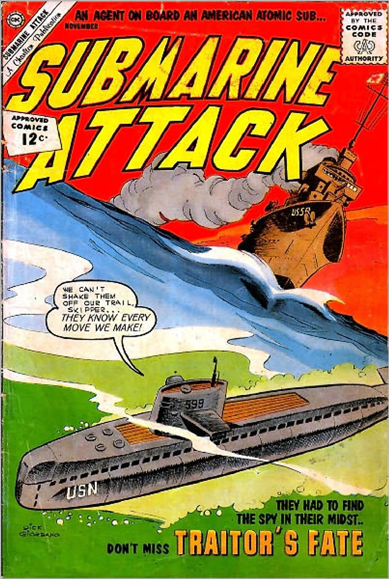 Submarine Attack Number 36 War Comic Book