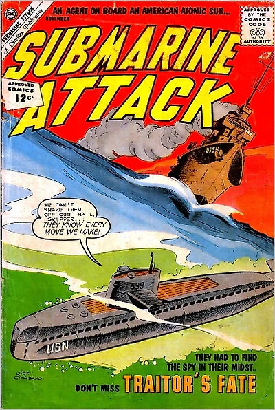 Submarine Attack Number 36 War Comic Book