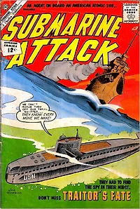 Submarine Attack Number 36 War Comic Book