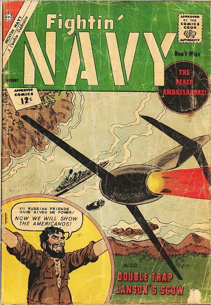 Fightin Navy Number 105 War Comic Book