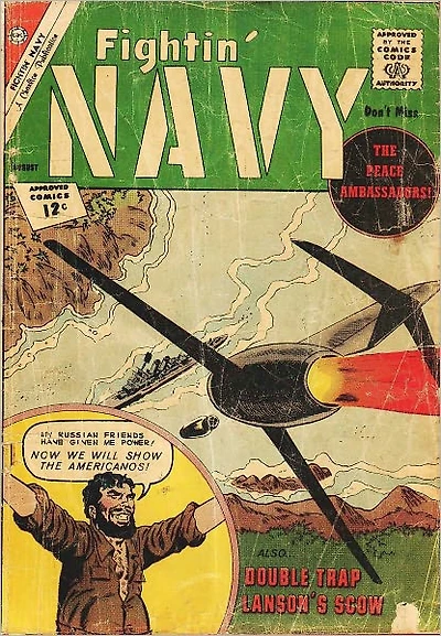 Fightin Navy Number 105 War Comic Book