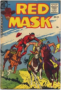 Red Mask Number Western Comic Book