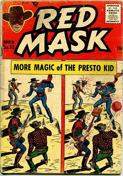 Red Mask Number 52 Western Comic Book