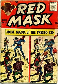 Red Mask Number 52 Western Comic Book