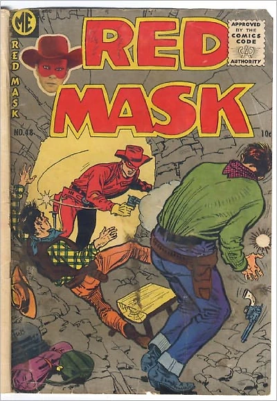 Red Mask Number 48 Western Comic Book