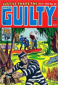 Justice Traps the Guilty Number 52 Crime Comic Book