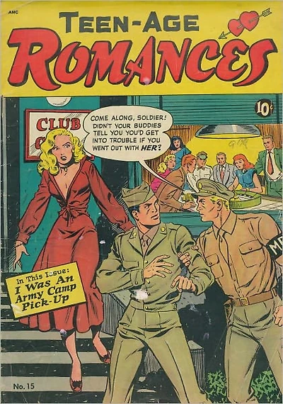 Teen Age Romances Number 15 Love Comic Book