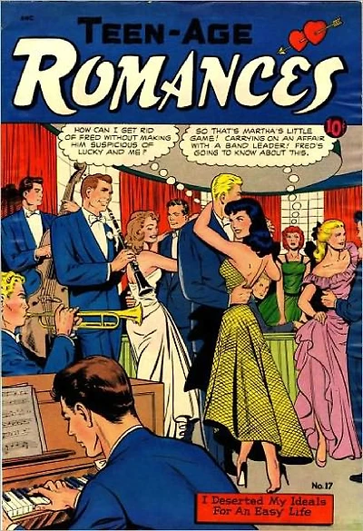 Teen Age Romances Number Love Comic Book