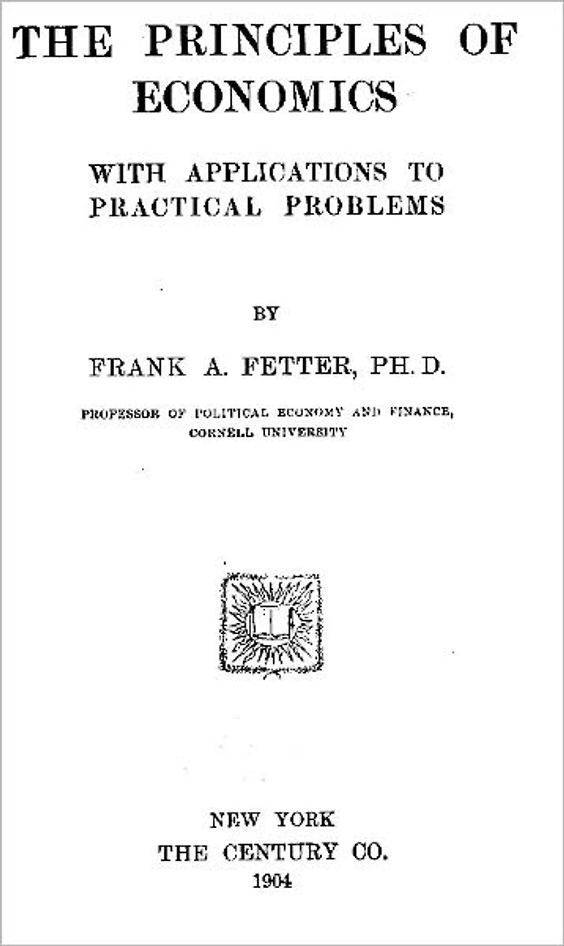 The Principles of Economics
