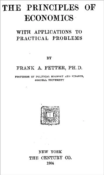 The Principles of Economics