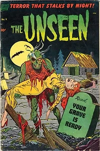Unseen Number 9 Horror Comic Book