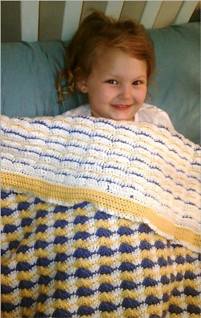 Sunshine and Shadow Afghan