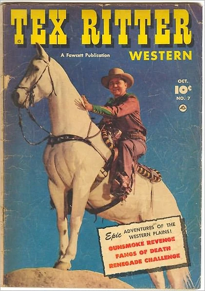 Tex Ritter Number 7 Western Comic Book