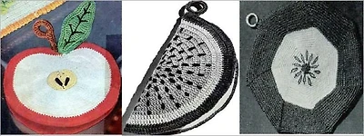 Fruit Styled Potholders to Crochet