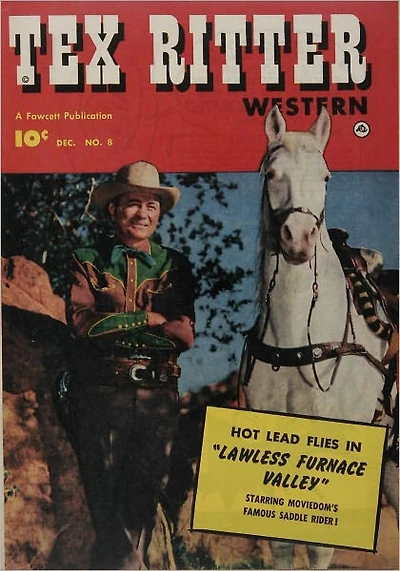 Tex Ritter Number 8 Western Comic Book