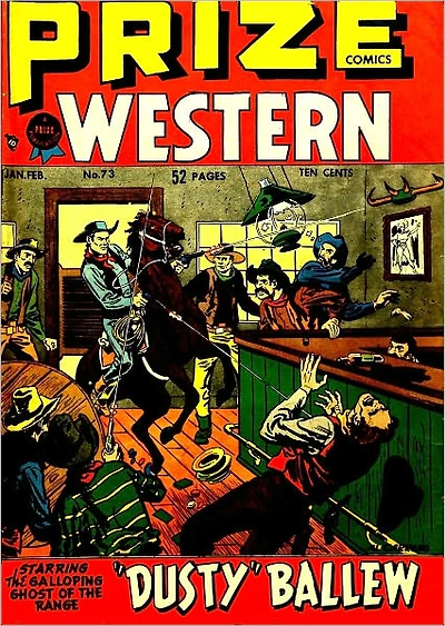 Prize Comics Western Number 73 Western Comic Book