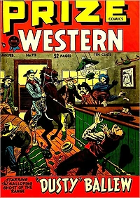 Prize Comics Western Number 73 Western Comic Book