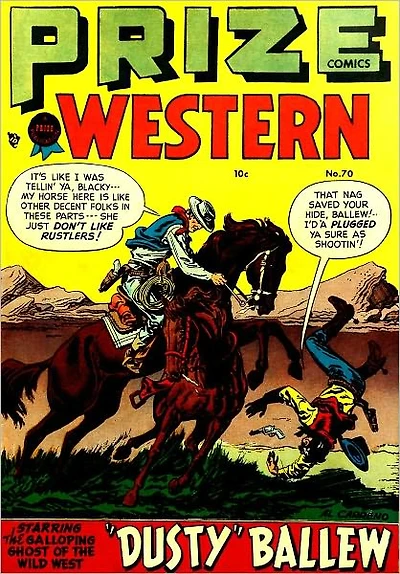 Prize Comics Western Number 70 Western Comic Book