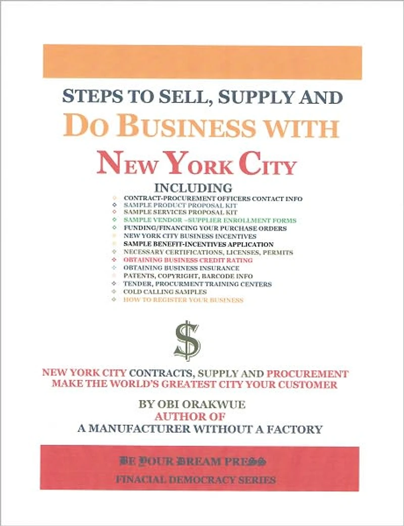 Steps To Sell, Supply and Do Business With New York City