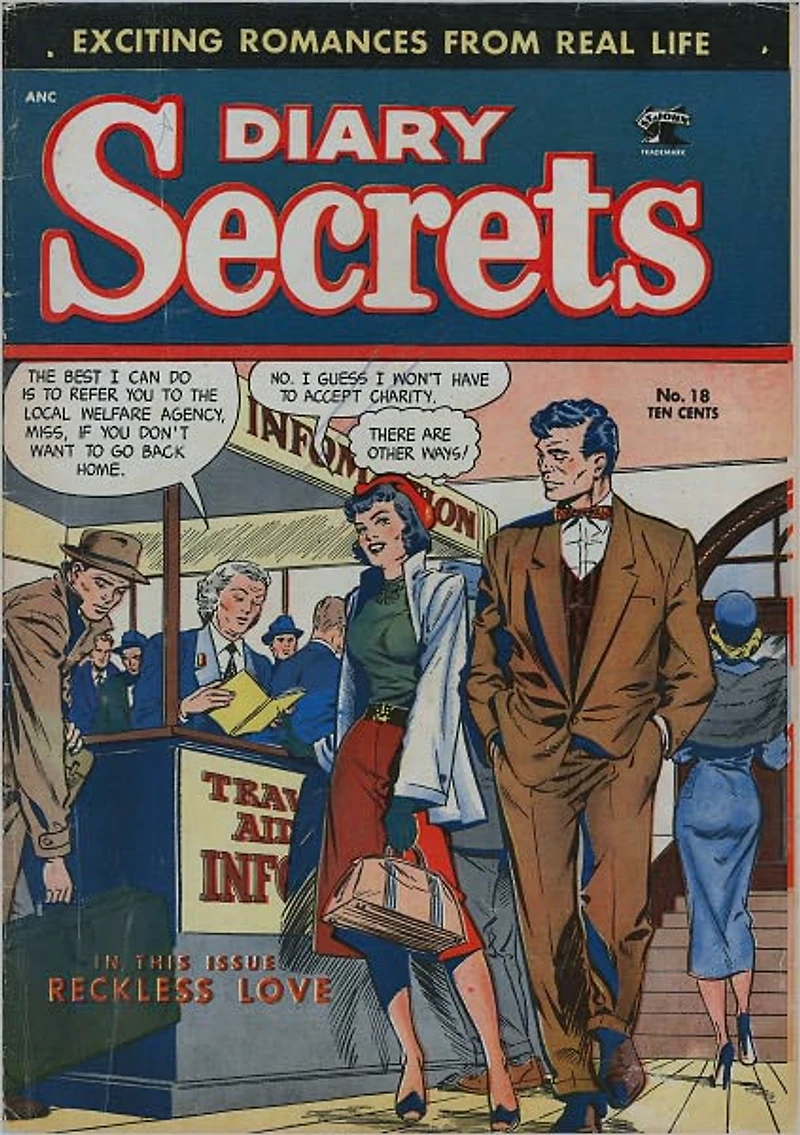 Diary Secrets Number 18 Love Comic Book