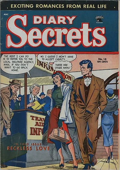 Diary Secrets Number 18 Love Comic Book